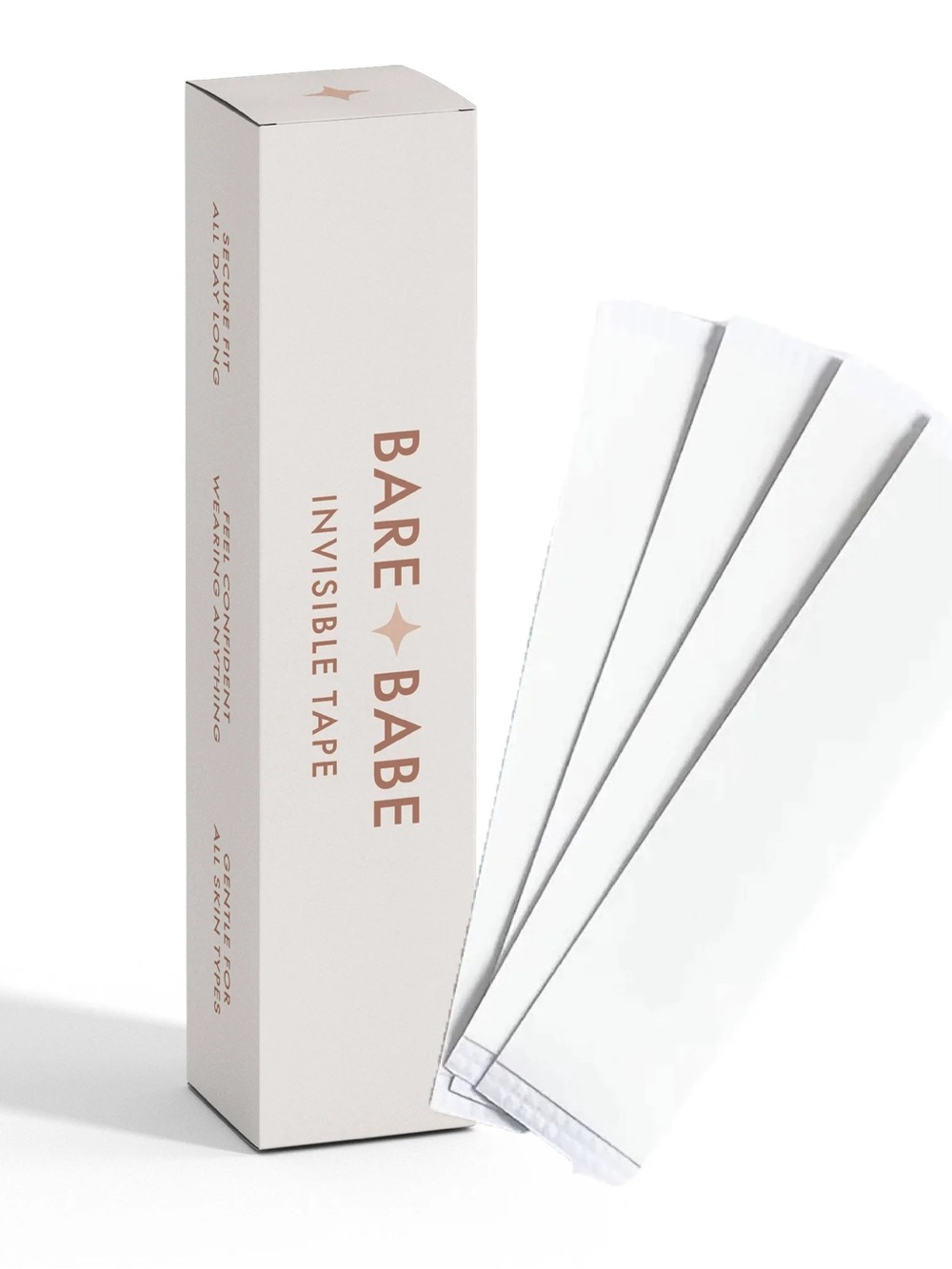 Double Sided Tape for Clothes and Body Transparent (all skin types) in place